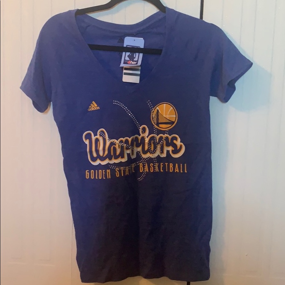 Never Worn Women’s Adidas NBA Warriors Shirt